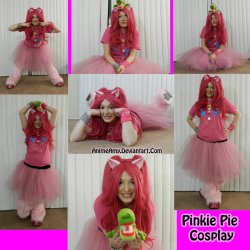 strawberryslashes:  summerflightcamp:  Pinkie Pie Cosplay - by