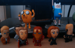 I got another pack of those Avengers Chibis and got Black Widow,