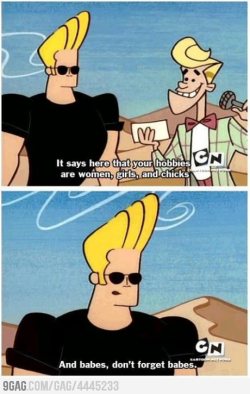 memator:  Oh, Johnny Bravo. http://bit.ly/LsxmzZ 