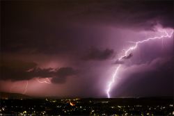 neptunesbounty:  Lightning over Goslar by ~cschoeps