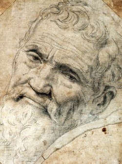 wasbella102:  Portrait of Michaelangelo, 1550 Daniell Ricciarelli