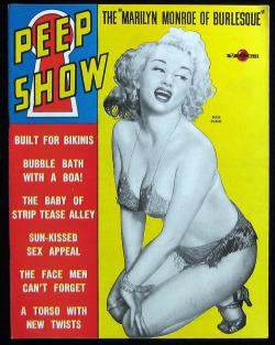 piratetreasure:    Dixie Evans adorns the cover of &lsquo;PEEP SHOW&rsquo; magazine.. 