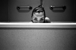 creativerehab:  Love hotel bath eyes. Lo-res 35mm film scan.