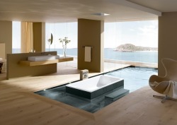 homedesigning:   A Fresh Take on Bath Tubs  