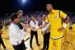 25 YEARS AGO TODAY |6/14/87| The Los Angeles Lakers defeat the