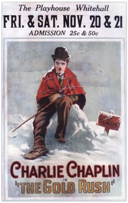 fuckyeahchaplin:  Gorgeous Poster for the Whitehall, London showing