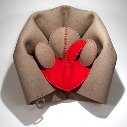 blktauna:  helens78:  telesilla:  professorgodzilla:  lovelustlike:  Spunk up that boring space with this adorable, piece of “furniture” with HUSH’s pod-like of a sitting nook by Freyja Sewell. This is made from 100% wool felt and its cushions are