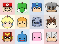 insanelygaming:  Video Game Avatars Created by Onmaru (via dotcore)