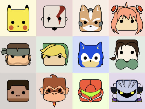 insanelygaming:  Video Game Avatars Created by Onmaru (via dotcore)