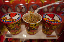 japanlove:  Spider-man ramen by pinguino on Flickr. 