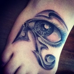 fuckyeahtattoos:  the eye of ra meaning good health got for my