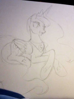 Yes a penciled/inked/and colored Luna will be available for Brony