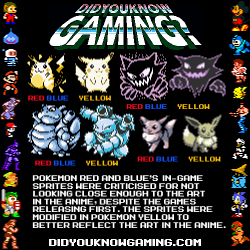 didyouknowgaming:  Pokemon Red, Blue and Yellow. 
