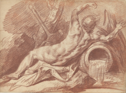 cavetocanvas: Jean-Baptiste Greuze, Reclining River God, n.d.