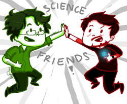 fyeahsciencebros:  The Avengers - SCIENCE FRIENDS by ElenaKB