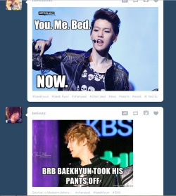 justphot:  My Baekyeol dash lol  Love how the Baekyeol shippers