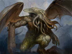 enjoytheflames7:  Cthulhu Mythos Illustrations by Douzen Someone