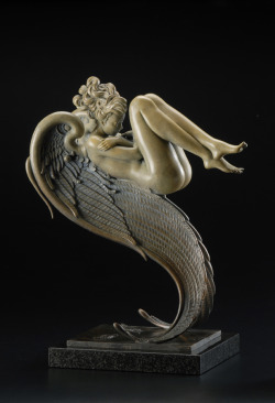 dazzledent:  Angel of August - 2011, bronze, 19 x 12 x 6.5 inches