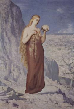 colourthysoul:  Pierre Cécile Puvis de Chavannes - Heilige Maria