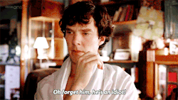 ravengoodwoman:  #all i see is sassy gay sherlock #like you come