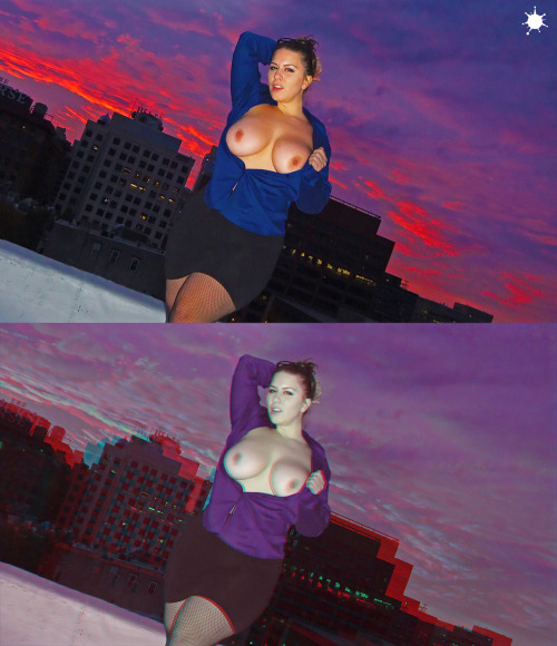 London Andrews Sunset, in 2D and 3D