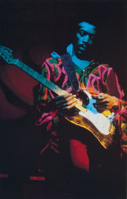 Jimi Hendrix plays April, 2 1968. 