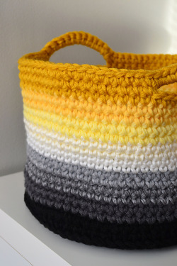 podkins:  Ombre Basket Pattern Check out Crochet In Color for