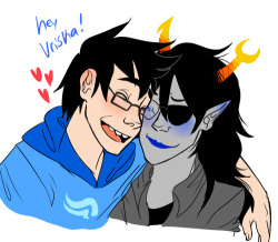 john/vriska for berny~ I really should practice drawing these