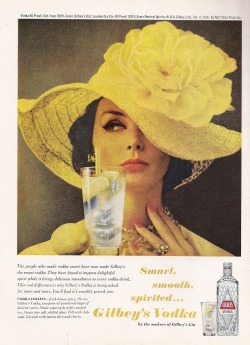 Gilbey’s Vodka,Playboy - August 1962