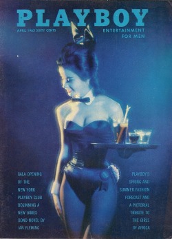 Playboy Cover, April 1963