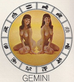 Gemini, “Playboy Horoscope”, Playboy - April 1968