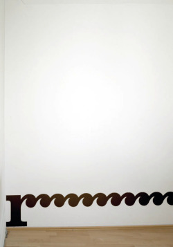 visual-poetry:  text installation by anatol knotek find more
