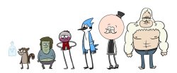 sexygroupie:  Fastasmin, Rigby, Musculoso, Benson, Mordecai,