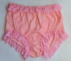 frilly pink panties