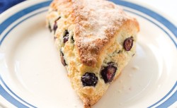 americastestkitchen:  Secrets to Making Berry Scones   Scones are usually as dry as British humor. It’s time to lighten up. Get the step-by-step instructions.  