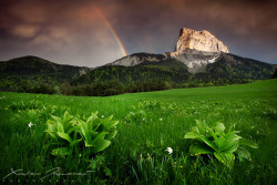 bluepueblo:  Mountain Rainbow, Vercor, The French Alps photo