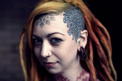 beautifully-modified-grrrls:  Deryn, Tenacious Tattoo, Sheffield.