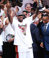 cchrisevans:  He finally did it! Congratulations LeBron “King