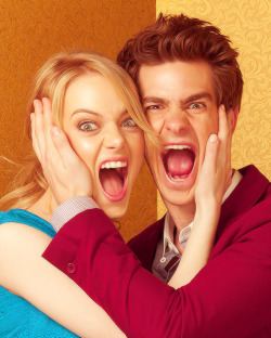 hightidestar:  Emma Stone & Andrew Garfield | USA Weekend