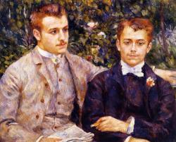 ville-rose:  Charles et Georges Durand Ruel par  Auguste Renoir