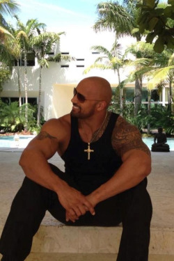 piledriveu:  the rock is looking good, very butch and match with