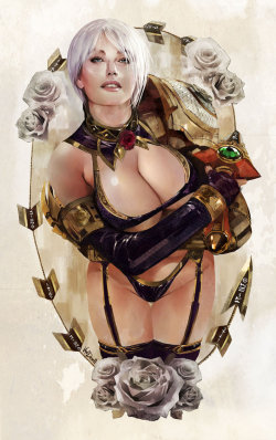emotionalhooligan:  Some amazing Soul Calibur fan art done by Daniel Vandrell. More of his art can be found here: http://vandrell.deviantart.com/ 