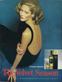 Black Velvet, Vintage Ad, Penthouse - December 1980