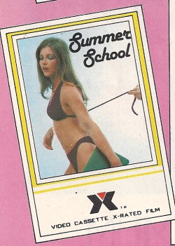 “Summer School,” Video Cassette X-Rated Film, Vintage