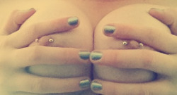 are-you-playing-dead:  Nipple piercings!