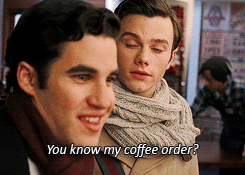 #Blaine’s face in the second on though #he is all like #GOD