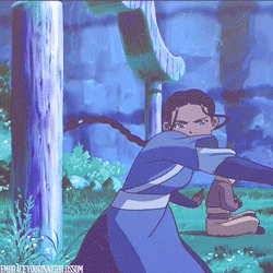 embraceyourinnerblossom:  A photoset in which Katara saves her