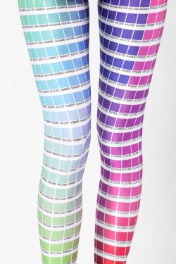   Color Chart Leggings  Leggings like this are the only reason