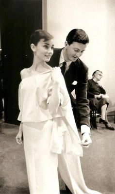 missingaudrey:  Audrey Hepburn and Hubert de Givenchy.  