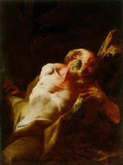 necspenecmetu:  Paul Troger, Saint Andrew, 18th century 